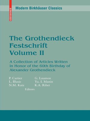 cover image of The Grothendieck Festschrift, Volume II